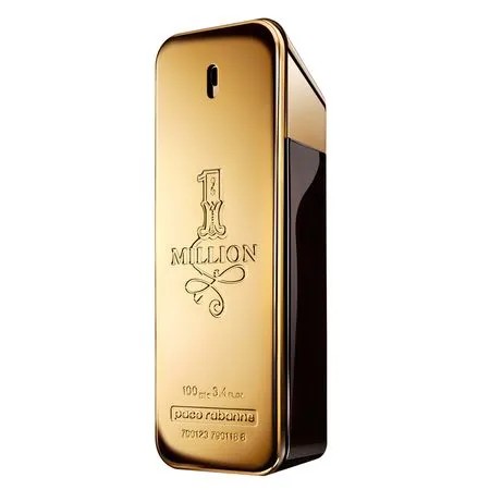 Frasco dourado 1 Million de Rabanne