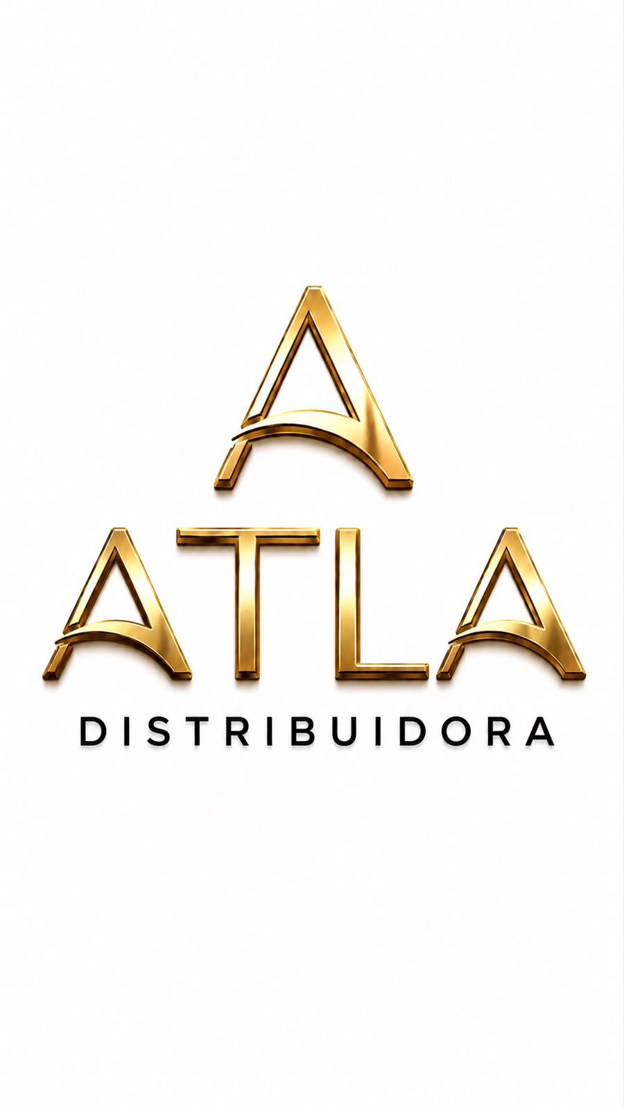 Identidade dourada da ATLA Distribuidora