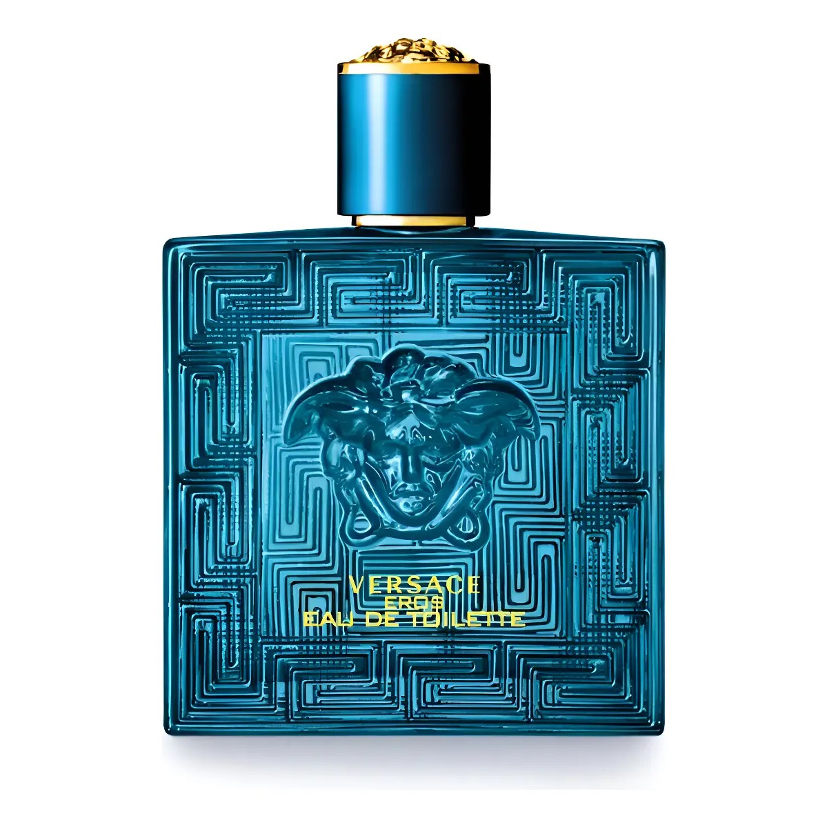 Frasco azul Eros de Versace